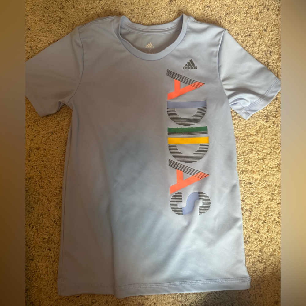 Adidas Blue Regular Fit T-Shirt